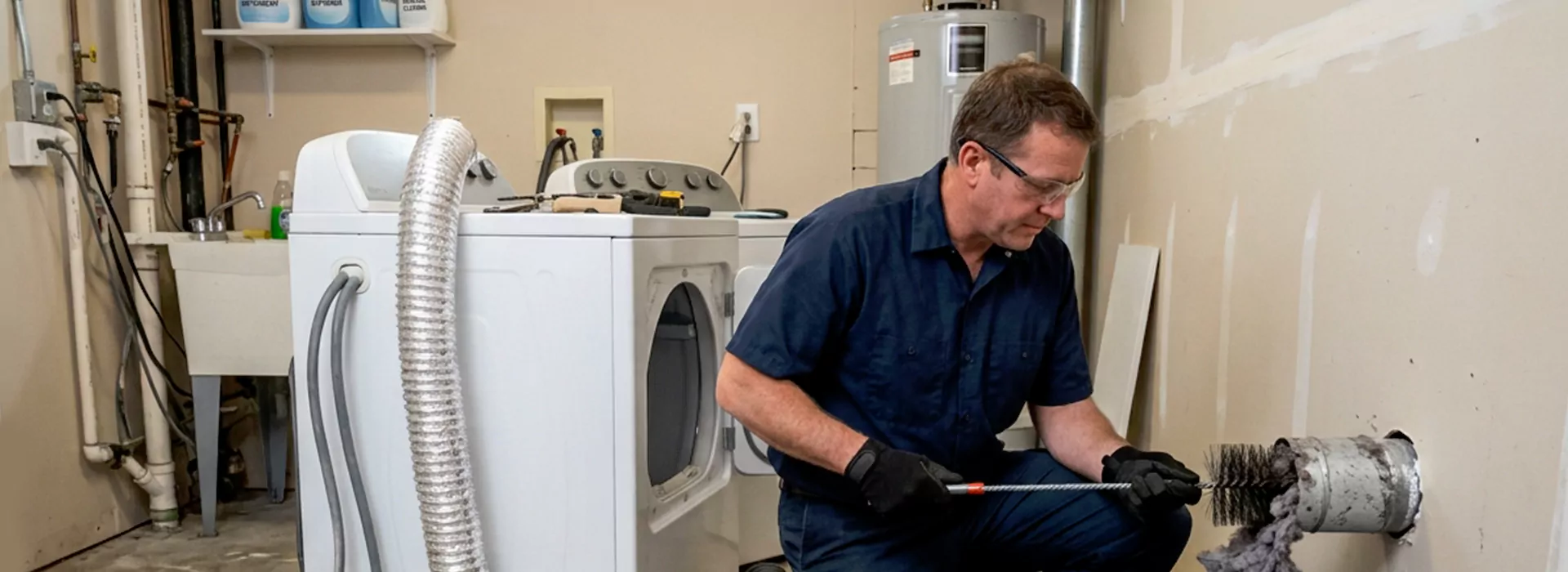 Clogged Dryer Vent Repair in Longview, Texas