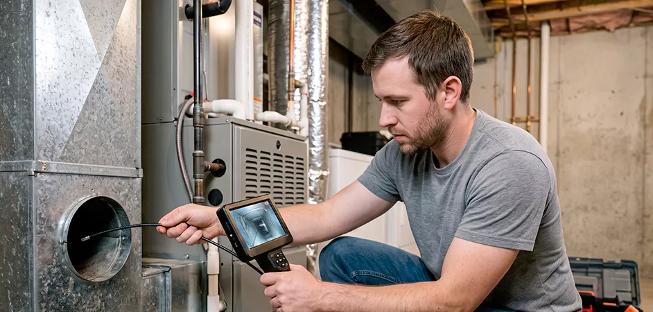 Air Duct Camera Inspection in Longview, TX