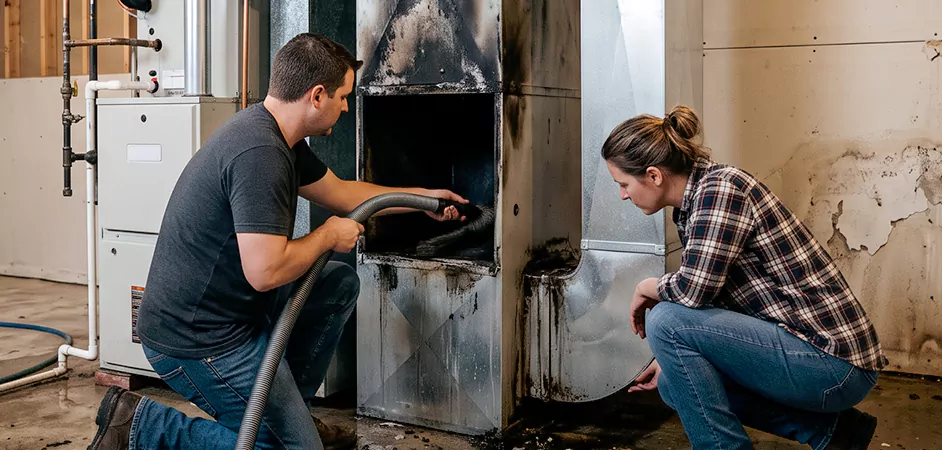 Fire and Flood Duct Restoration in Longview, TX