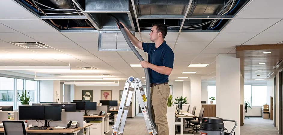 Restaurant Dining Room Duct Cleaning in Longview
