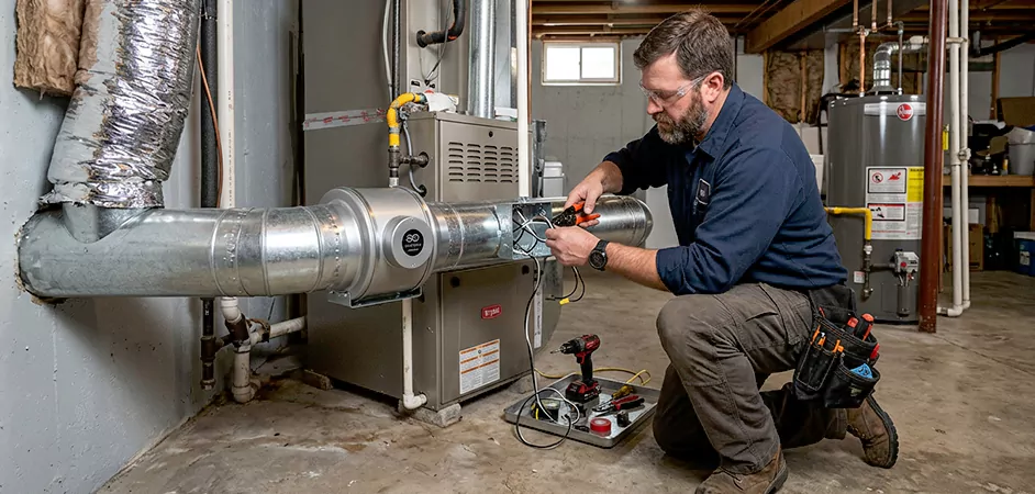 Booster Fan Installation in Longview