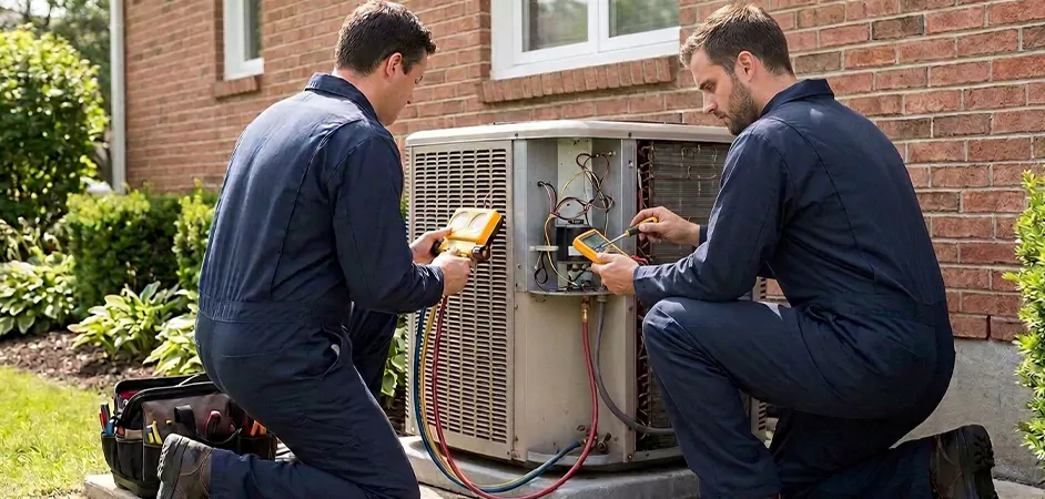 Heat Pump Inspection in Longview