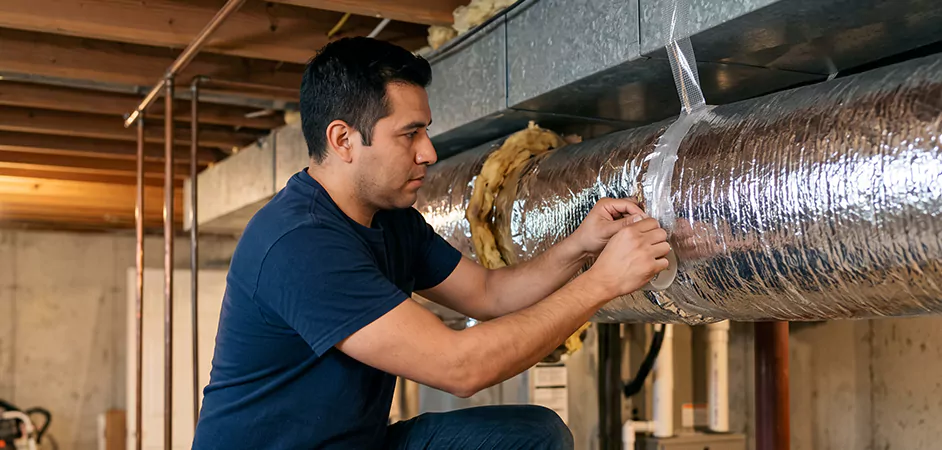 Duct Insulation Upgrade in Longview