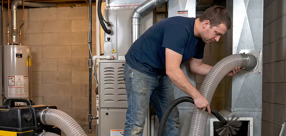 Negative Pressure Duct Cleaning for Large and Long Duct Systems in Longview