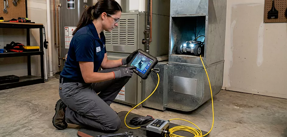 Robotic Duct Inspection in Longview